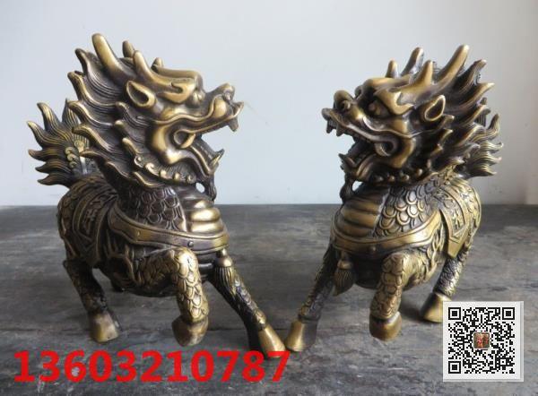 麒麟雕塑 铜麒麟雕塑 景观铜雕塑厂