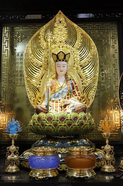 彩绘铜地藏王 铜地藏王出厂价格