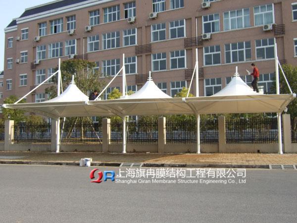 湖南省湘潭市厂区汽车棚上海旗冉膜结构厂家价格