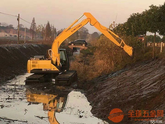 广东水上清淤挖掘机德国沃尔沃210原装现货
