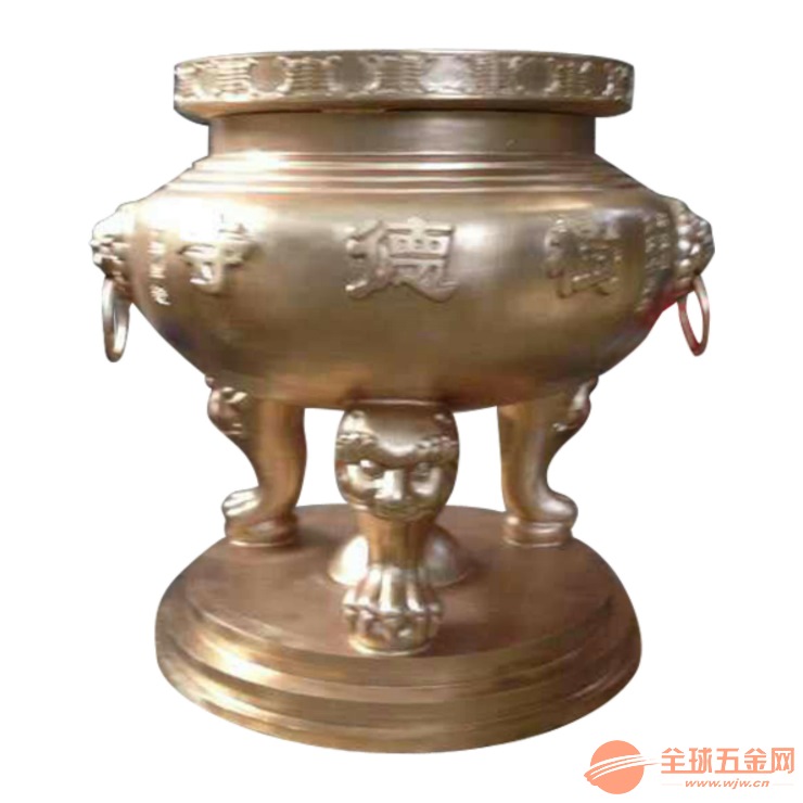 莆田祠堂圆形铜香炉祠堂圆形平口香炉祠堂圆形带盖香炉生产批发厂家新报价 圆形平口香炉