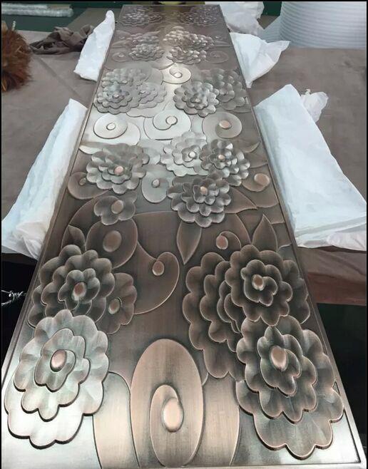 宝鸡木纹浮雕铝单板-雕花厂家