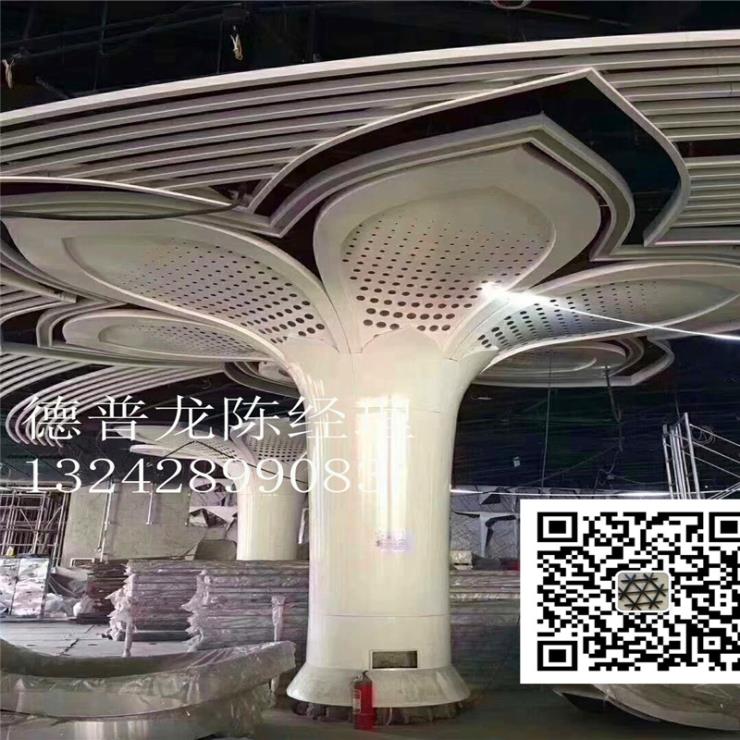 小区冲孔包柱铝单板-现场尺寸定做