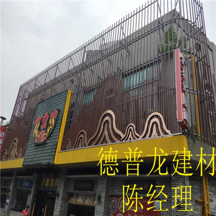 高信譽鋁方通廠家龍巖深灰色鋁方通安裝節點圖