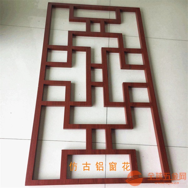 冰裂纹铝花格窗广东加油站,木纹铝花格窗/冰裂纹造型铝合金花格,量大