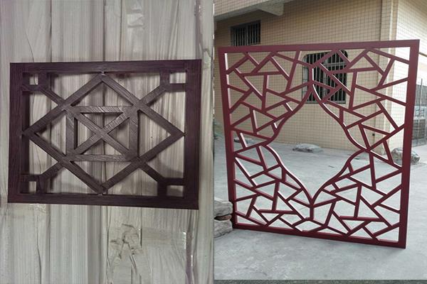 广西梧州博物馆专项使用定制中式花格窗花铝花格街道改造复古铝合金窗格花