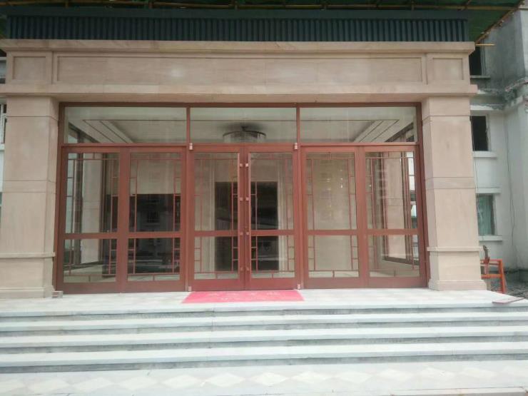 兰州定做双开铝型材肯德基门
